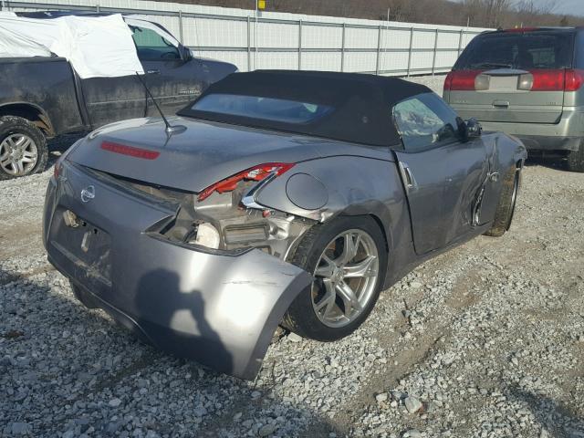 JN1AZ4FH7AM301635 - 2010 NISSAN 370Z GRAY photo 4