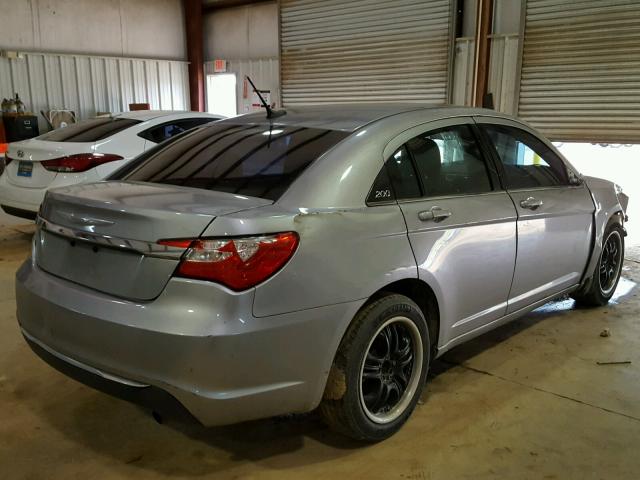 1C3CCBAB8EN141316 - 2014 CHRYSLER 200 LX SILVER photo 4