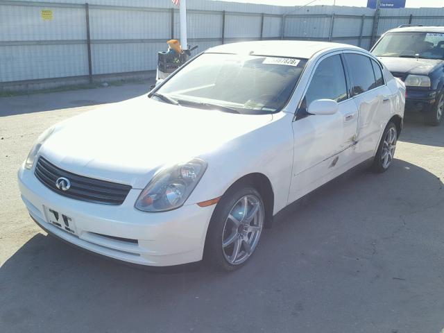 JNKCV51F14M715039 - 2004 INFINITI G35 WHITE photo 2