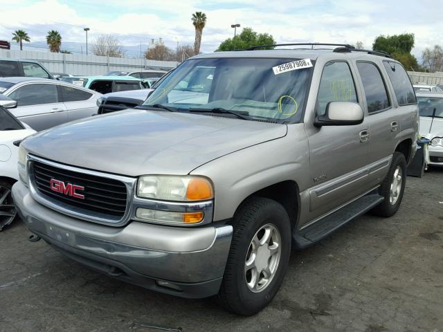 1GKEC13T61J269130 - 2001 GMC YUKON Коричневый фото 2