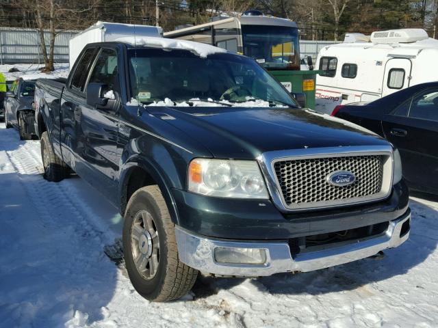 1FTPX14514NA44670 - 2004 FORD F150 GREEN photo 1