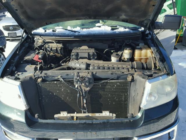 1FTPX14514NA44670 - 2004 FORD F150 GREEN photo 7