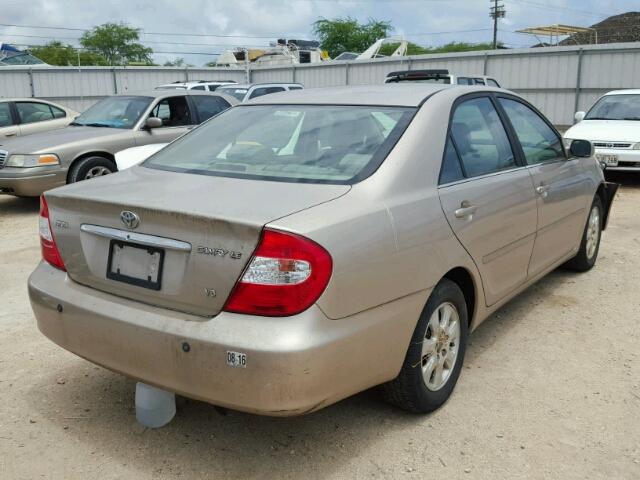 JTDBF30K330127677 - 2003 TOYOTA CAMRY LE GOLD photo 4