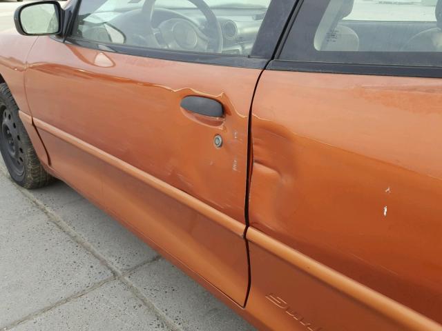 3G2JB12F75S221783 - 2005 PONTIAC SUNFIRE ORANGE photo 9