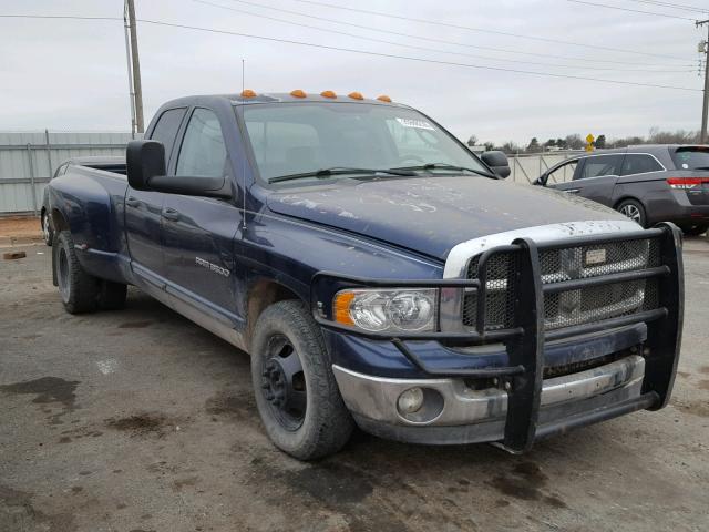 3D7MA48C24G257799 - 2004 DODGE RAM 3500 S BLUE photo 1