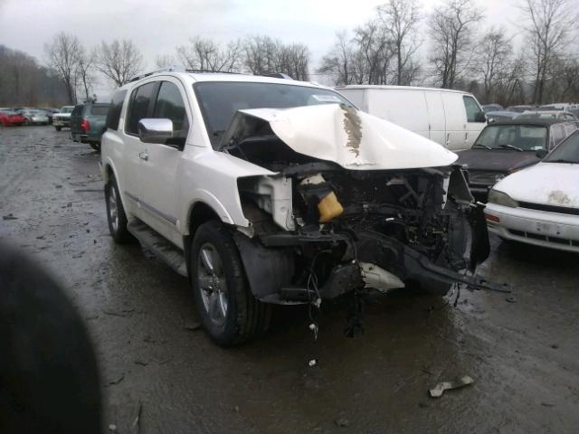 5N1AA0NC1BN606400 - 2011 NISSAN ARMADA SV WHITE photo 1