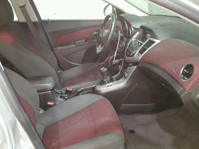 1G1PK5S98B7284031 - 2011 CHEVROLET CRUZE ECO SILVER photo 5