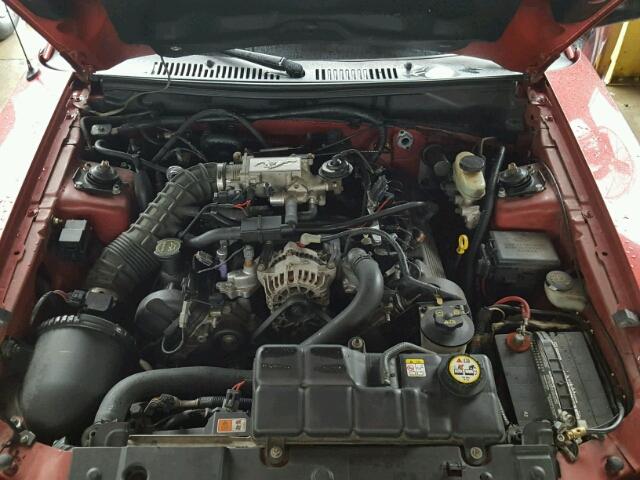 1FAFP42X83F407286 - 2003 FORD MUSTANG GT RED photo 7