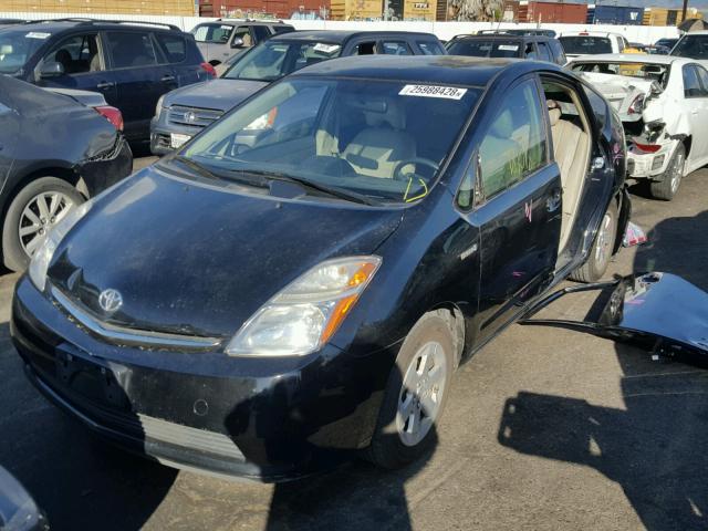 JTDKB20UX97819278 - 2009 TOYOTA PRIUS BLACK photo 2