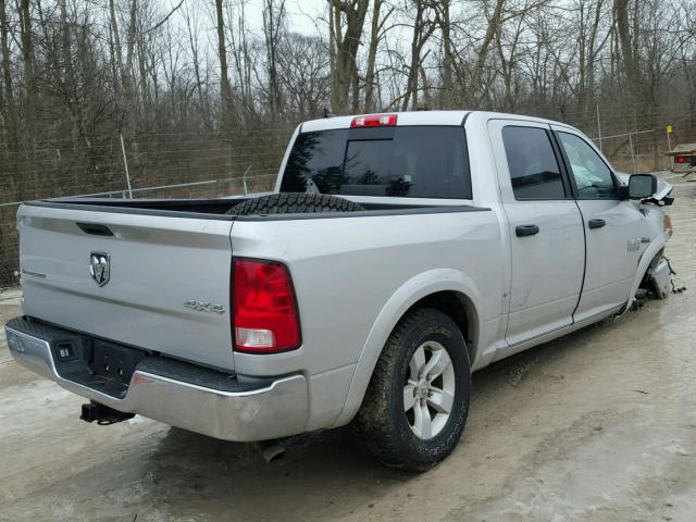 1C6RR7LT7GS171040 - 2016 RAM 1500 SLT SILVER photo 4