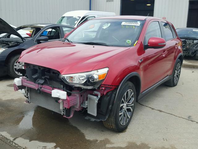 JA4AP3AU5GZ055997 - 2016 MITSUBISHI OUTLANDER RED photo 2