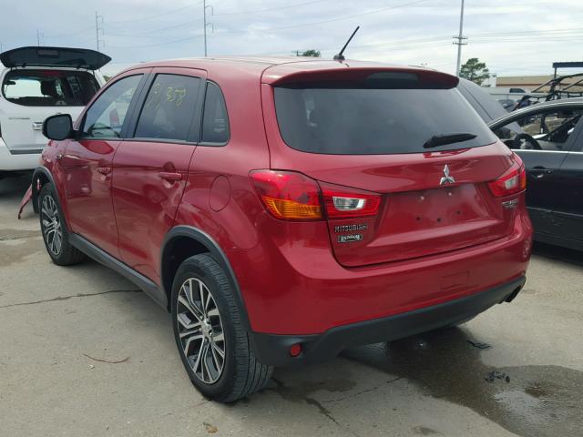 JA4AP3AU5GZ055997 - 2016 MITSUBISHI OUTLANDER RED photo 3