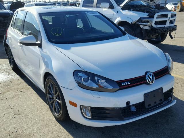 WVWHV7AJ6DW140299 - 2013 VOLKSWAGEN GTI WHITE photo 1