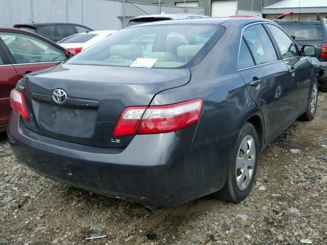 4T1BE46K07U093837 - 2007 TOYOTA CAMRY NEW GRAY photo 4