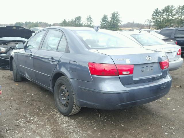 5NPET4AC4AH588275 - 2010 HYUNDAI SONATA GLS GRAY photo 3