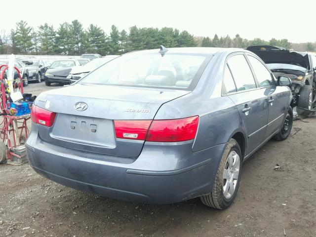 5NPET4AC4AH588275 - 2010 HYUNDAI SONATA GLS GRAY photo 4