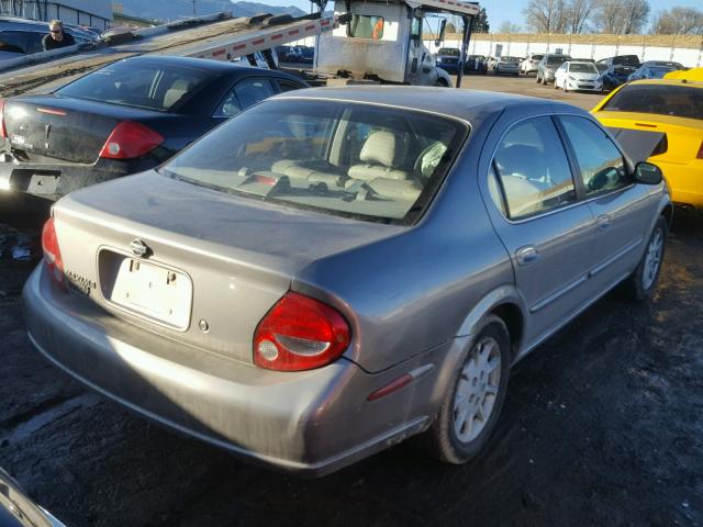 JN1CA31D31T827023 - 2001 NISSAN MAXIMA GXE GRAY photo 4