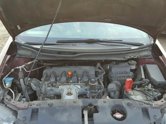 19XFB2F97DE047786 - 2013 HONDA CIVIC EXL 勃艮第红 照片 7