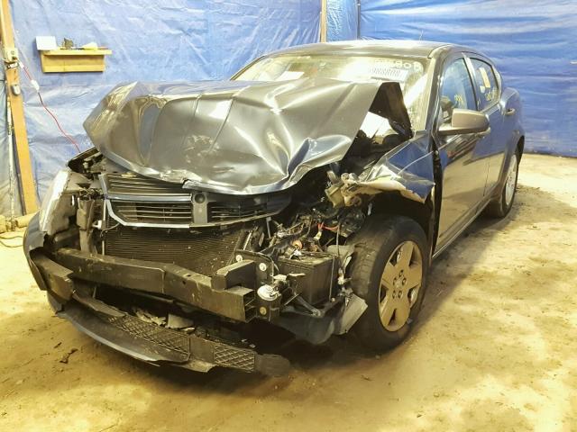 1B3LC46J38N252532 - 2008 DODGE AVENGER SE BLUE photo 2