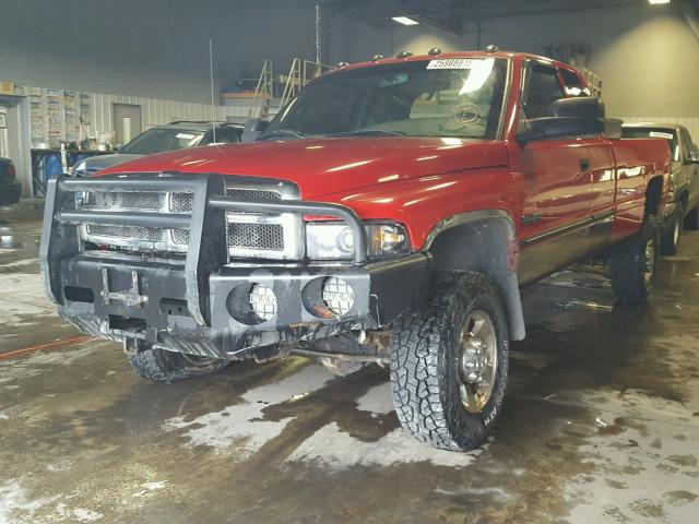 3B7KF23682M264683 - 2002 DODGE RAM 2500 RED photo 2