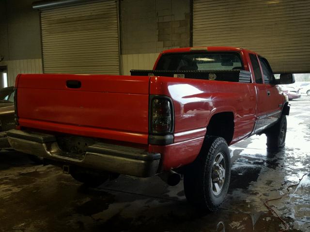 3B7KF23682M264683 - 2002 DODGE RAM 2500 RED photo 4