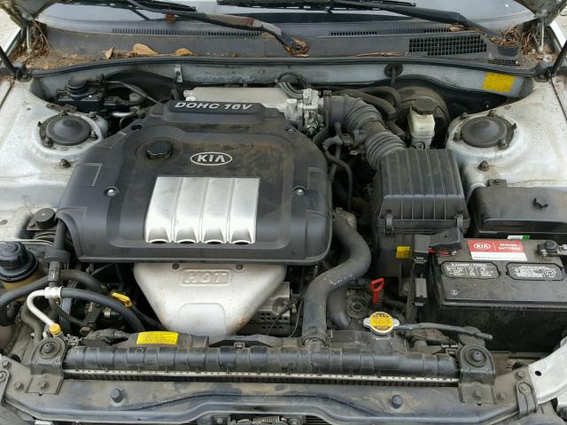 KNAGD126555411511 - 2005 KIA OPTIMA LX SILVER photo 7