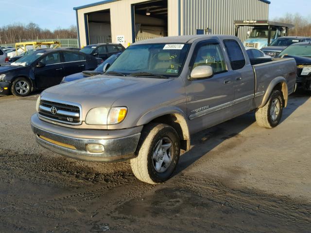 5TBBT48182S294759 - 2002 TOYOTA TUNDRA ACC SILVER photo 2