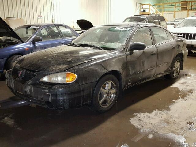 1G2NF52F54C230810 - 2004 PONTIAC GRAND AM S BLACK photo 2