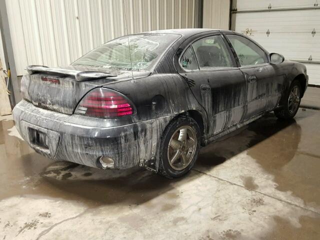 1G2NF52F54C230810 - 2004 PONTIAC GRAND AM S BLACK photo 4