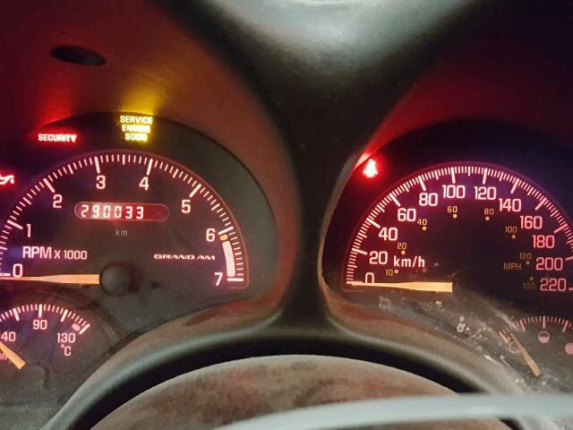 1G2NF52F54C230810 - 2004 PONTIAC GRAND AM S შავი ფოტო 8