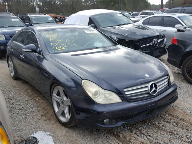 WDDDJ75X46A026199 - 2006 MERCEDES-BENZ CLS 500C BLUE photo 1