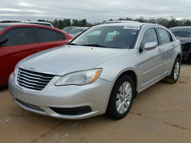 1C3CCBAB0CN207662 - 2012 CHRYSLER 200 LX SILVER photo 2