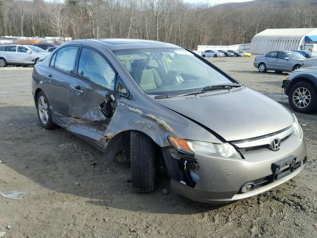 2HGFA15857H305920 - 2007 HONDA CIVIC EX GRAY photo 1