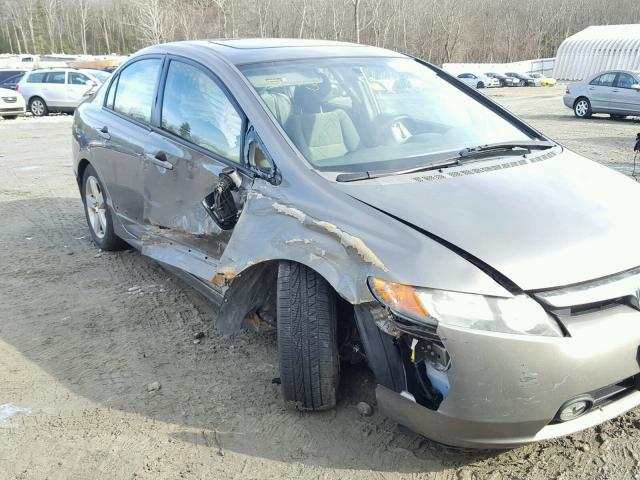 2HGFA15857H305920 - 2007 HONDA CIVIC EX GRAY photo 9