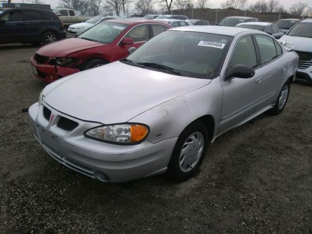 1G2NE52E05M244040 - 2005 PONTIAC GRAND AM S SILVER photo 2