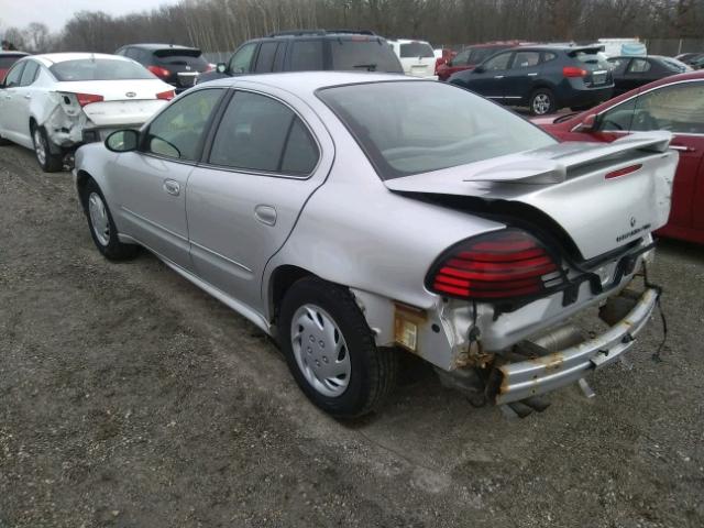 1G2NE52E05M244040 - 2005 PONTIAC GRAND AM S SILVER photo 3