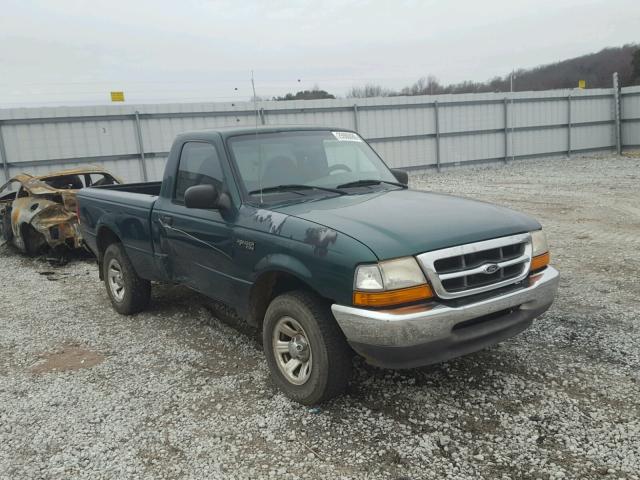 1FTYR10C1YPB05156 - 2000 FORD RANGER GREEN photo 1