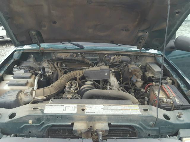 1FTYR10C1YPB05156 - 2000 FORD RANGER GREEN photo 7