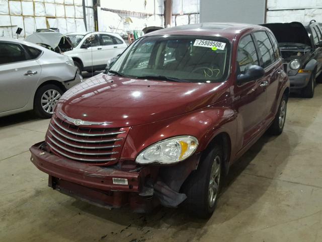 3A4FY58B66T359865 - 2006 CHRYSLER PT CRUISER RED photo 2