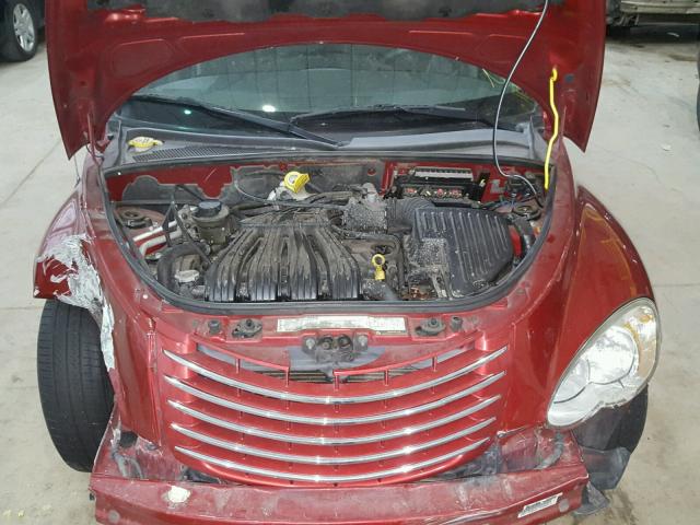 3A4FY58B66T359865 - 2006 CHRYSLER PT CRUISER RED photo 7