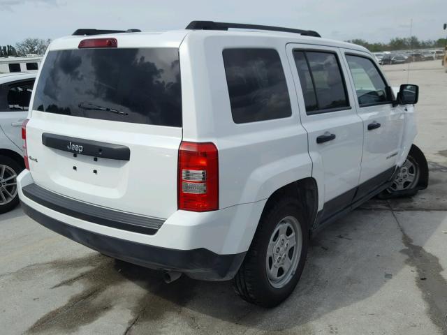 1C4NJRBB6GD557925 - 2016 JEEP PATRIOT SP WHITE photo 4