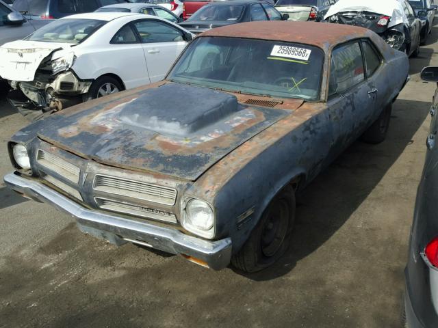 2Y27M2L117457 - 1972 PONTIAC VENTURA GRAY photo 2