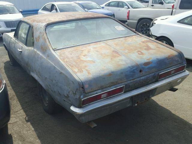 2Y27M2L117457 - 1972 PONTIAC VENTURA GRAY photo 3