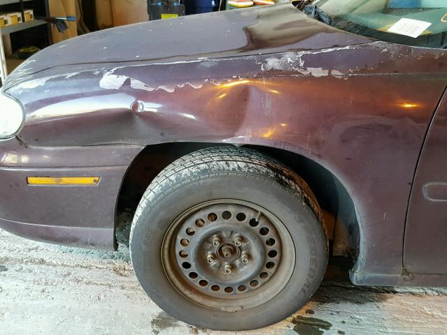 1G1ND52J6Y6341305 - 2000 CHEVROLET MALIBU PURPLE photo 9