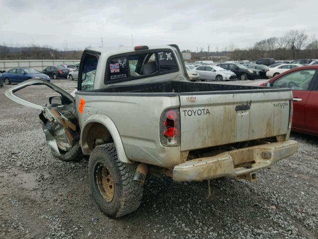 4TAPM62N6YZ600099 - 2000 TOYOTA TACOMA GRAY photo 3