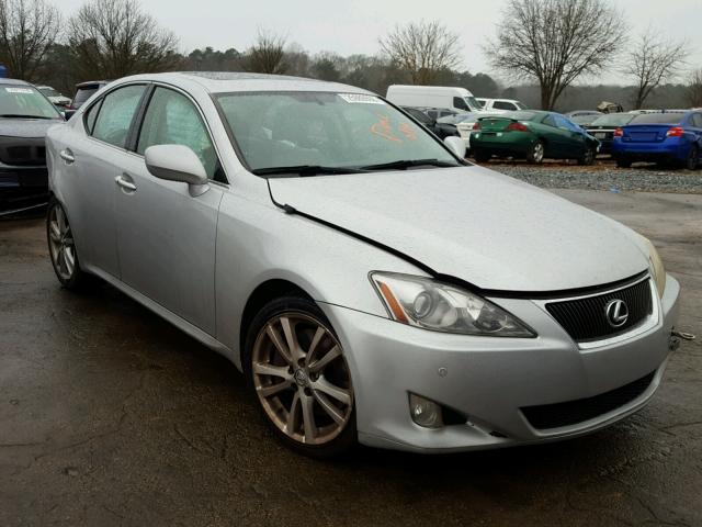 JTHBE262572007523 - 2007 LEXUS IS 350 SILVER photo 1