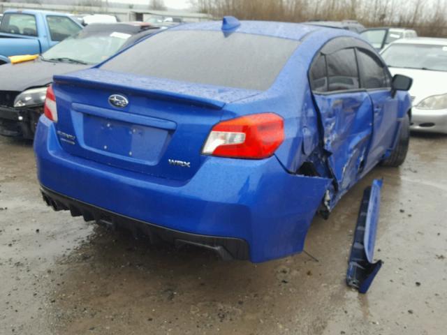 JF1VA1J68H8828151 - 2017 SUBARU WRX LIMITE BLUE photo 4