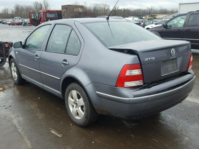 3VWSA69M05M067620 - 2005 VOLKSWAGEN JETTA GLS GRAY photo 3