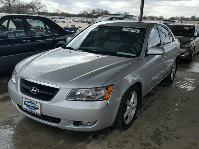 5NPEU46F06H104934 - 2006 HYUNDAI SONATA GLS SILVER photo 2