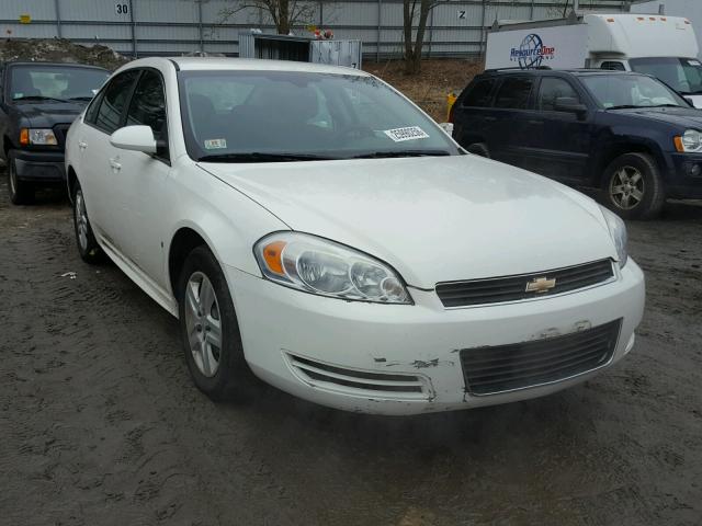 2G1WB57K191152176 - 2009 CHEVROLET IMPALA LS WHITE photo 1